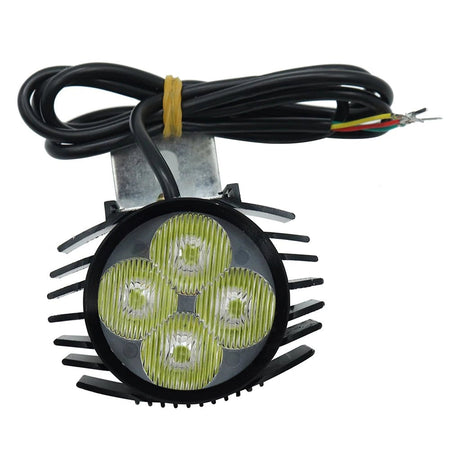 2 In 1 Horn Headlight Electric Scooter Big Front Light For KUGOO M4 PRO 12-80V Motorcycle Big Front Light Lamp With Horn AXSSIBLZ