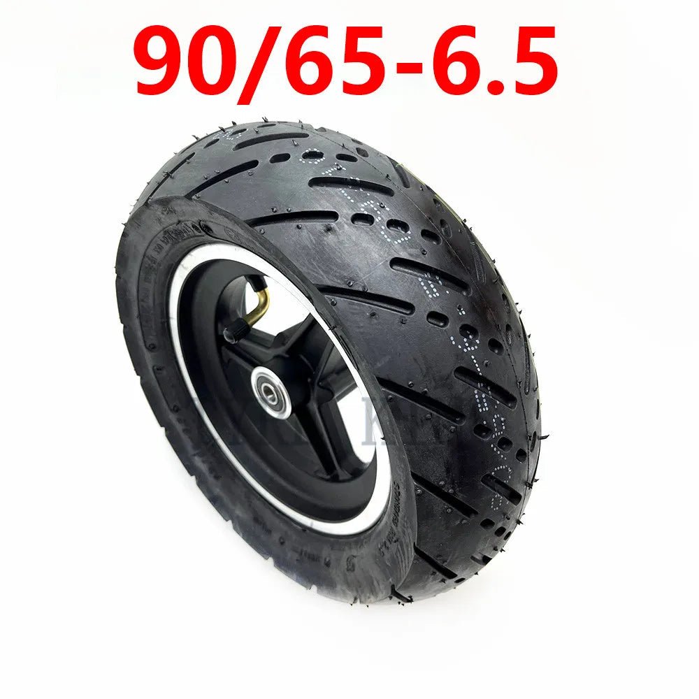 11 Inch Wheel 90/65-6.5 CST Tubeless Tire with Aluminum Alloy Rim for Electric Scooter Front Wheels Modification Accessories AXSSIBLZ