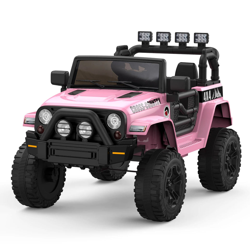 Electric Off-Road Kids Ride-On Car with Parent Remote Control - 4x4 Four-Wheel Drive AXSSIBLZ