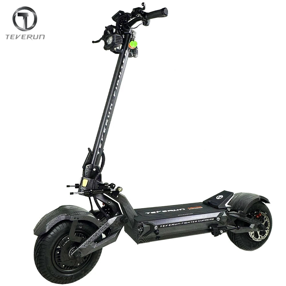 EU Stock Newest 2025 Teverun Fighter 7260R 72V 60Ah Peak Power 10000W Motor With GPS PKE Function Electric Scooter AXSSIBLZ