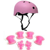 Child Bicycle Helmet Kids MTB Road Bike Helmets Safe Breathable Protection Headgear with Kneepads for Outdoor Sports Headpiece AXSSIBLZ