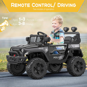12V Kids Ride On Truck Car With Parent Remote Control, Kids Motorized Vehicles, Spring Suspension, LED Lights, Wireless Music AXSSIBLZ