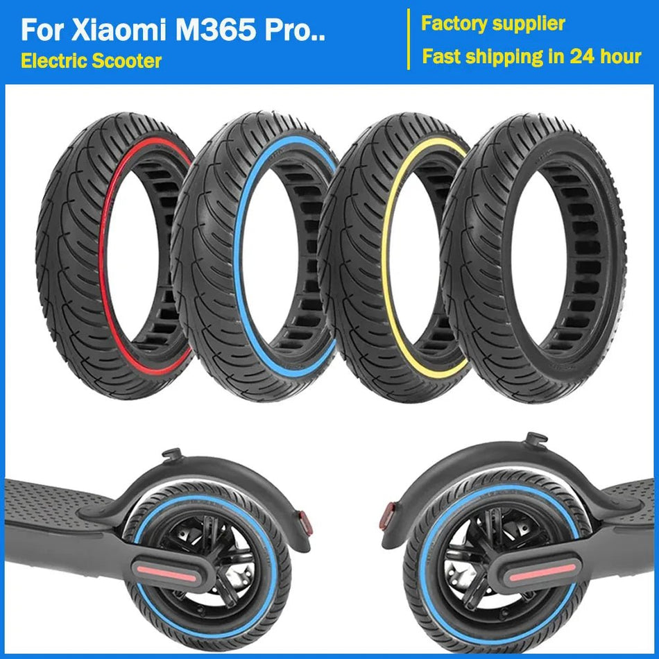 8.5 Inch Honeycomb Soild Tires for Xiaomi M365 1S Pro Electric Scooter Updated Wear-resistant Explosion-proof Damping Tires AXSSIBLZ