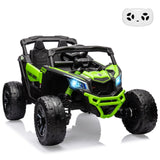 Kids UTV, Electric Ride on UTV Car, Licensed Can-Am Electric Off-Road Car, Ride On Truck Car w/Remote Control, Large Seat AXSSIBLZ