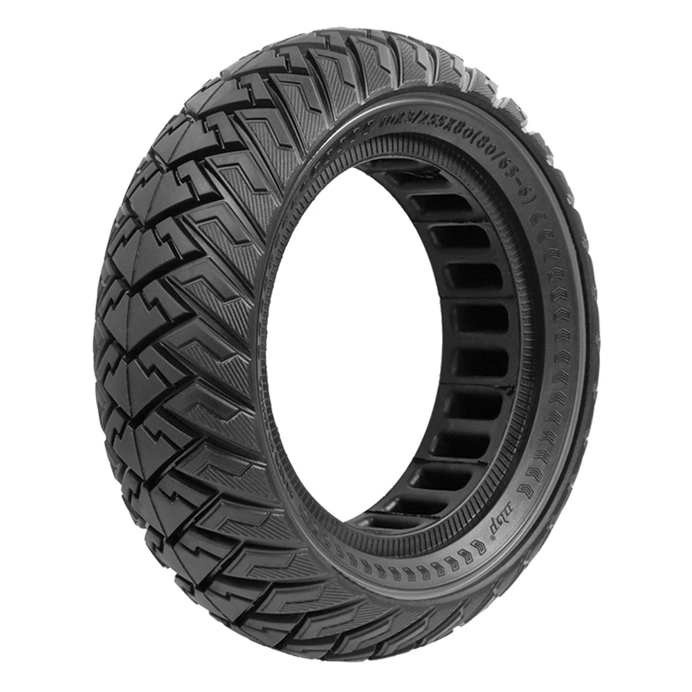 10*3/255*80(80/65-6)Off-road Tubeless Solid Tire Explosion-proof for KUGOO M4 Pro/VSETT10+/Zero 10X/Kaabo Electric Scooter Parts AXSSIBLZ