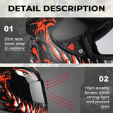 Motorcycle Helmet Racing Motocross Helmets Full Face Helmet Flip Up Moto Adult Motorbike Street Touring Riding Casco Capacete AXSSIBLZ