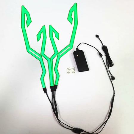 Cycling Motorcycle Helmet LED Cold Light Self-adhesive Reflective Luminous Sticker Strip Modified Waterproof Decoration AXSSIBLZ
