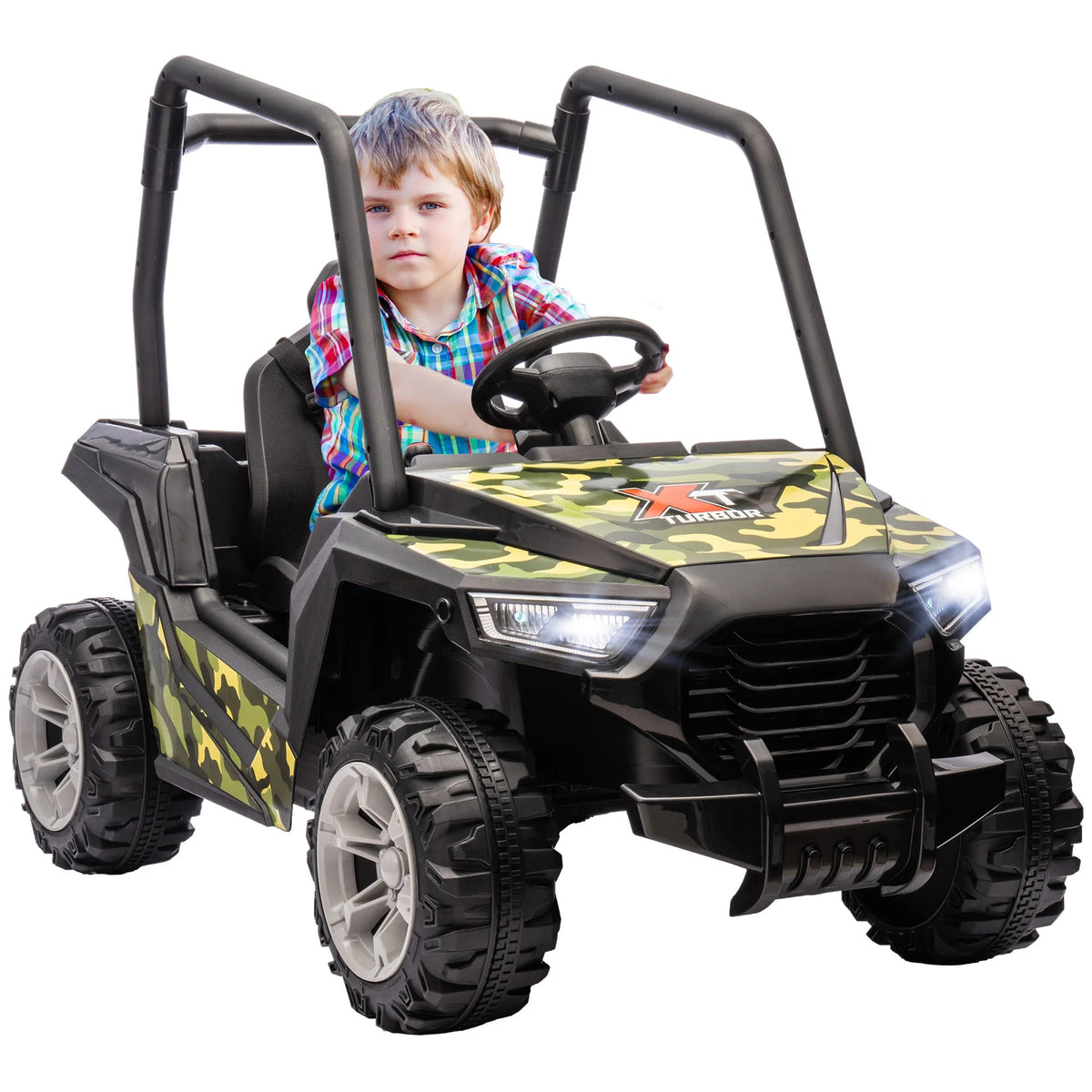 12V Kids Electric Car with Parent Remote Control, Spring Suspension AXSSIBLZ