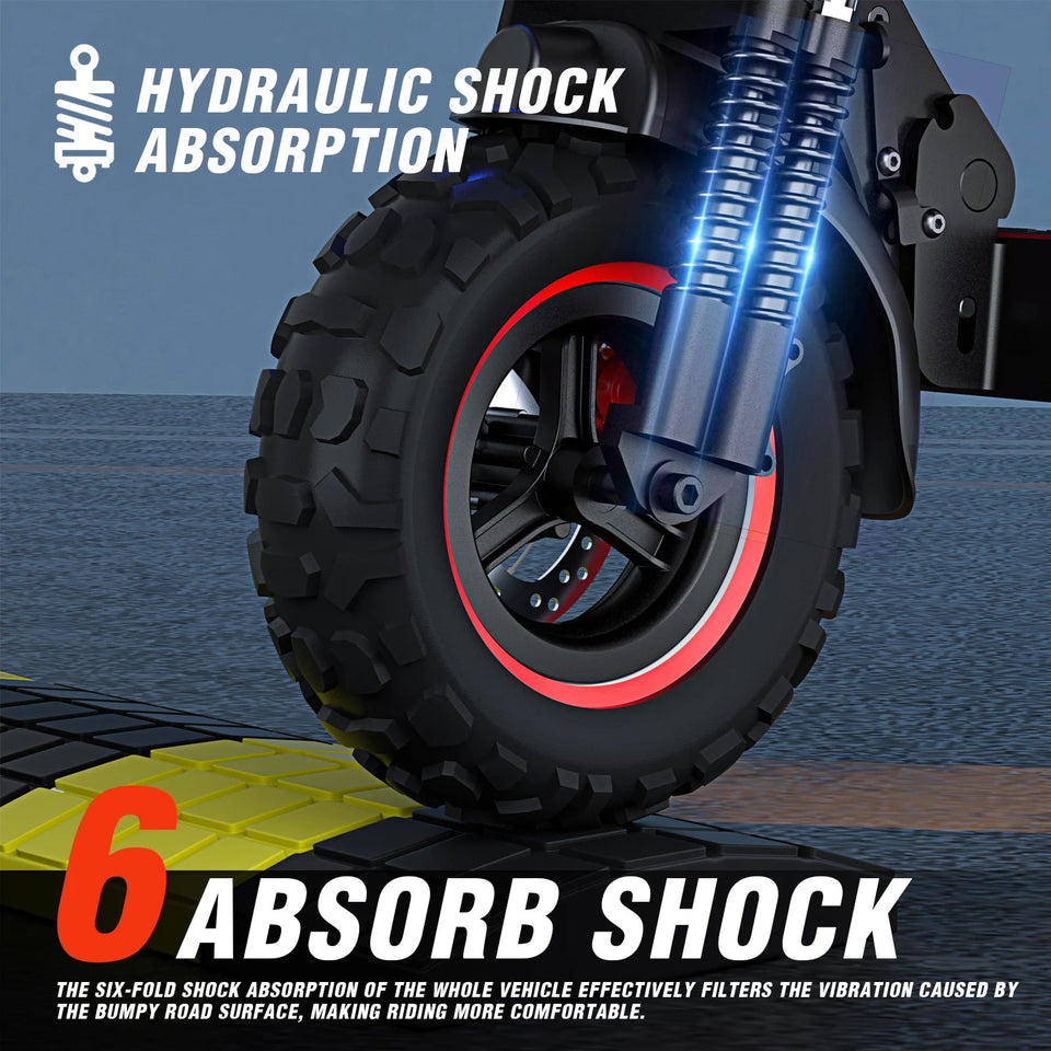 E-Scooter J11MAX Foldable Waterproof Adult Electric Scooter 11 "off-road tires 48V 1200W 18Ah Configuration Smart AXSSIBLZ