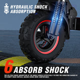 E-Scooter J11MAX Foldable Waterproof Adult Electric Scooter 11 "off-road tires 48V 1200W 18Ah Configuration Smart AXSSIBLZ