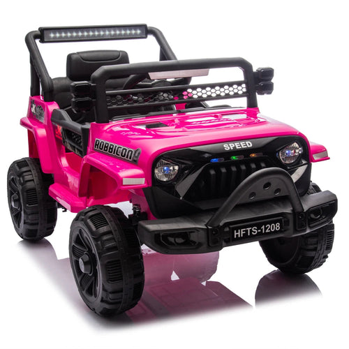 12V Kids Ride On Electric Truck Car W/Parents Control,2WD,Four-wheel suspension,Early education function,Adjustable volume AXSSIBLZ