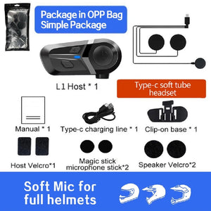 Motorcycle Earphones Helmet Headset Bluetooth 5.3 Headphones Wireless Motor Headset Bike Earphone Handsfree Stereo Earbud AXSSIBLZ