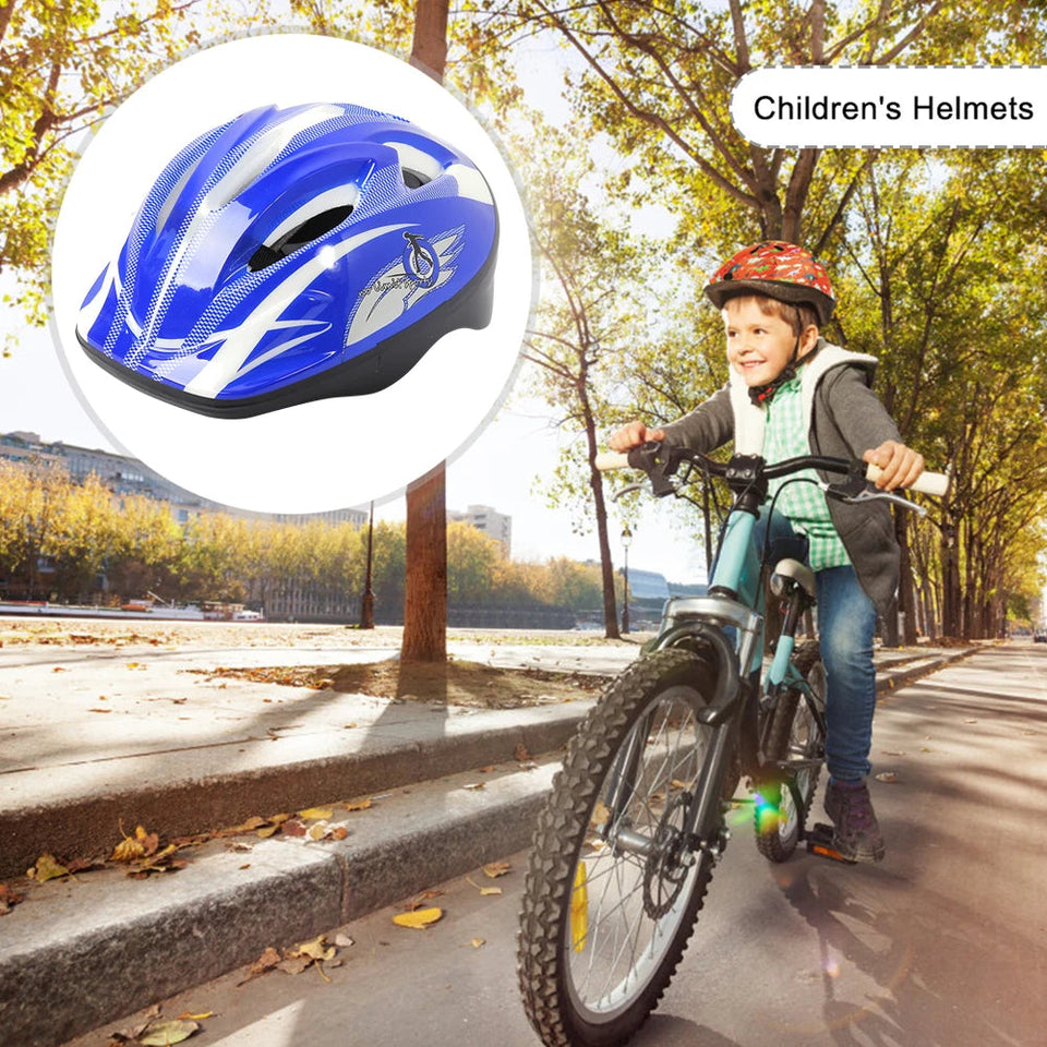 Childrens Riding Helmets Comfortable Breathable Large Vent Holes Boy Girl Safety Head Protection Cartoon Balance Bike Helmet AXSSIBLZ