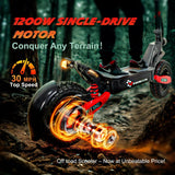 30MPH Electric Scooter,1200 Motor,20/40Miles Range EScooter With Spring Damping,Disc Brake,11'' Off-Road Tires Folding Scooter AXSSIBLZ