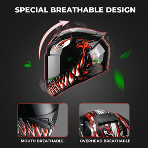 Motorcycle Helmet Racing Motocross Helmets Full Face Helmet Flip Up Moto Adult Motorbike Street Touring Riding Casco Capacete AXSSIBLZ