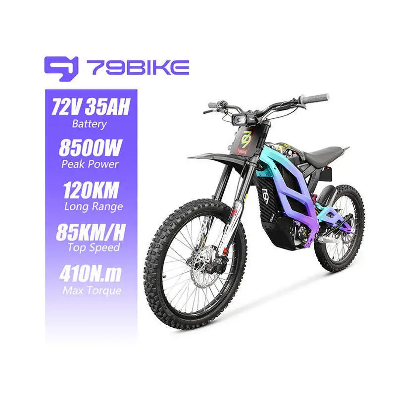 Falcon M Titan 72V 85KM/H Electric Motocross Off-Road 72V 8000W Electric Dirt Bike With Motorcycle Displays AXSSIBLZ