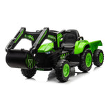 12V 25W*2 3 in 1 Kids Ride on Excavator & Tractor with Detachable Trailer, Kids Electric Vehicles with Remote Control, Digger AXSSIBLZ