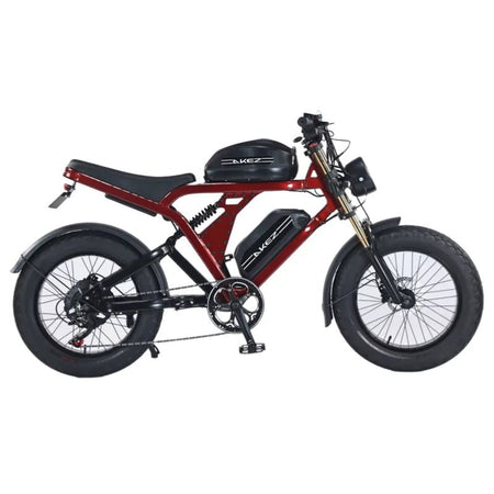 US Stock 1500w 48V Fat Tire Electric Bike Motorcycle Adults Off Road With Removable Dual Battery Mountain All-Terrain Bikes AXSSIBLZ