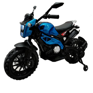 Electric Motorcycle for Kids, Kids Ride on  Motorcycle,  12V  Electric Dirt  Bike with Training Wheels, Hand Racing   Foot Brake AXSSIBLZ