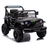 12V Kids Ride On Electric Truck Car W/Parents Control,2WD,Four-wheel suspension,Early education function,Adjustable volume AXSSIBLZ