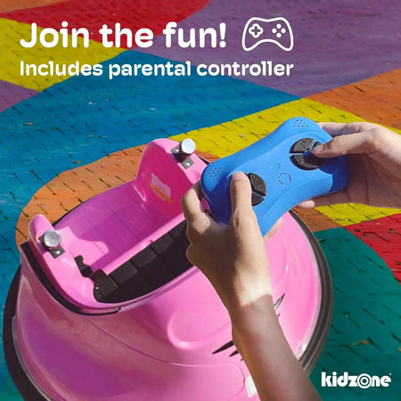 6V Electric Ride On Bumper Car for Kids & Toddlers 1.5-5 Years Old, AXSSIBLZ