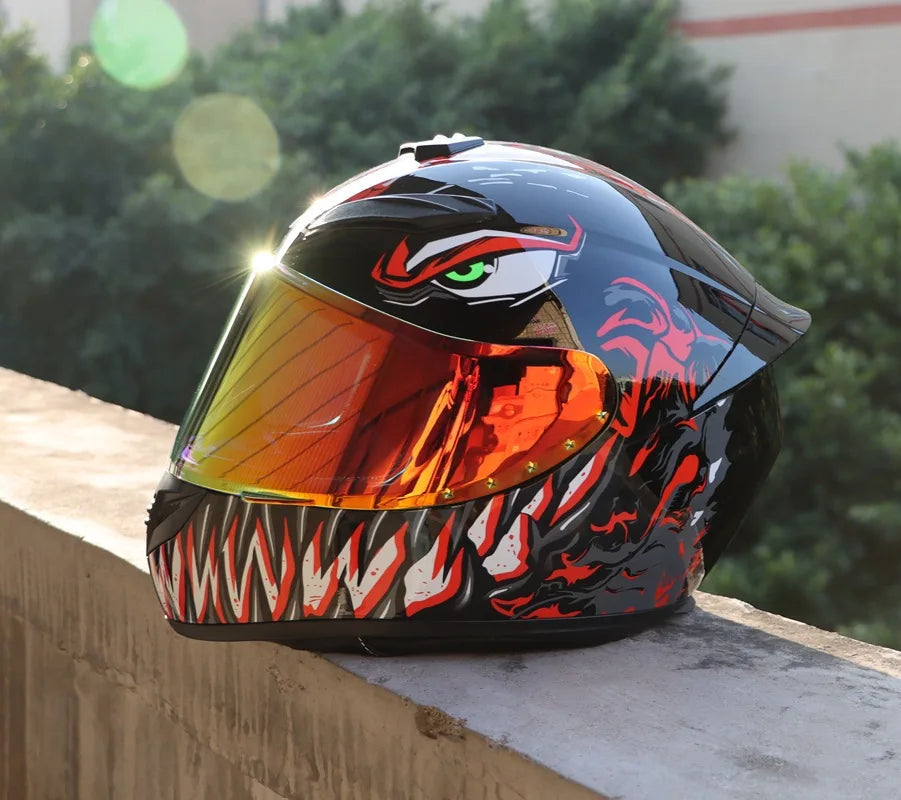 DOT Men and women motorcycle helmets are safe in winter Four Seasons Knights can be equipped with Bluetooth motorcycle helmets AXSSIBLZ