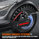 350W Foldable Electric Scooter for Adults Teens,Explosion-proof Tires,Dual Brake System,Lightweight APP Support E-scooter AXSSIBLZ