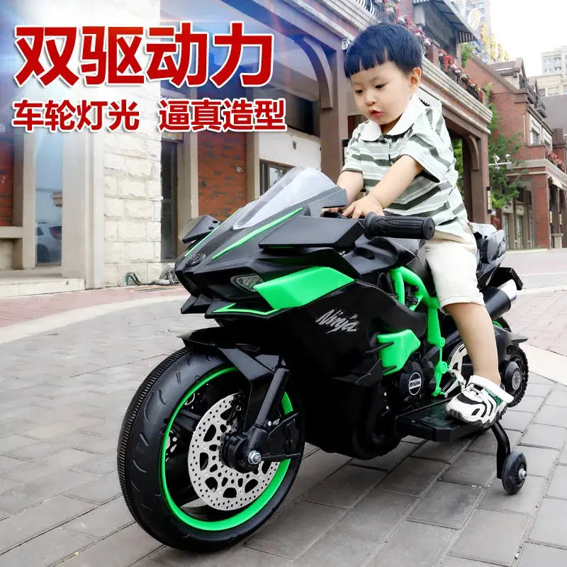 Childrens' Ninja E-Bike green