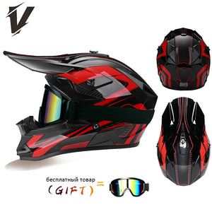 VGV 166 Rally helmets extremely breathable adaptable independent goggles anti-stifling no pressure on the head DOT/ECE certified AXSSIBLZ