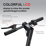 AOVOPRO Ledpad ESMAX Electric Scooter 500W 40km/h Adult APP Smart Shock-absorbing Anti-skid Foldable Portable Electric Scooter AXSSIBLZ