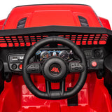 Kids Ride On Truck Car 12V 7A W/Parents Remote Control Electric Car 3 Speed Adjustable Power Display MP 3LED Light Safety Belt AXSSIBLZ