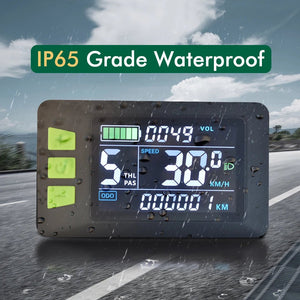 UART 2 P3C Electric Bike LCD Display Meter E Scooter LCD Panel With USB UART For Mountain Electric Bike Parts (5PIN) AXSSIBLZ