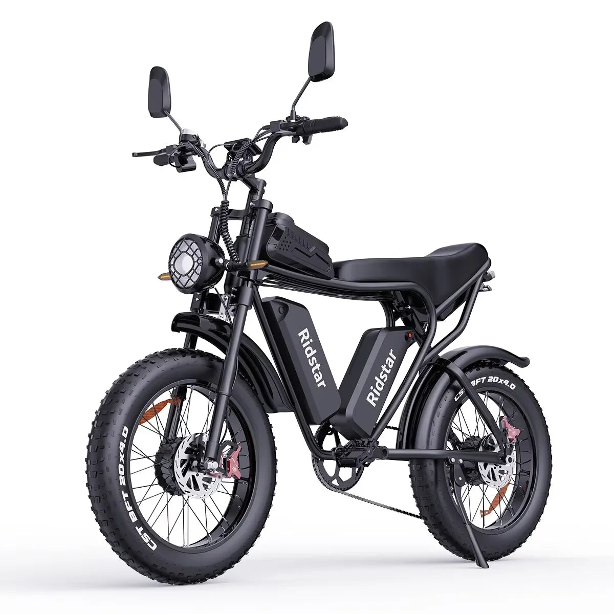 Ridstar Q20 Pro 2000W Electric Beast - Dual Motor, 60KM/H Speed, 20” Fat Tire Mountain Bike AXSSIBLZ