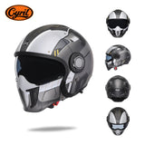 Motorcycle Helmet Full Face Open Face Helmet Modular Helmets Double Lens Quick Release Buckle Men Women CYRIL OP12A Cascos Moto AXSSIBLZ