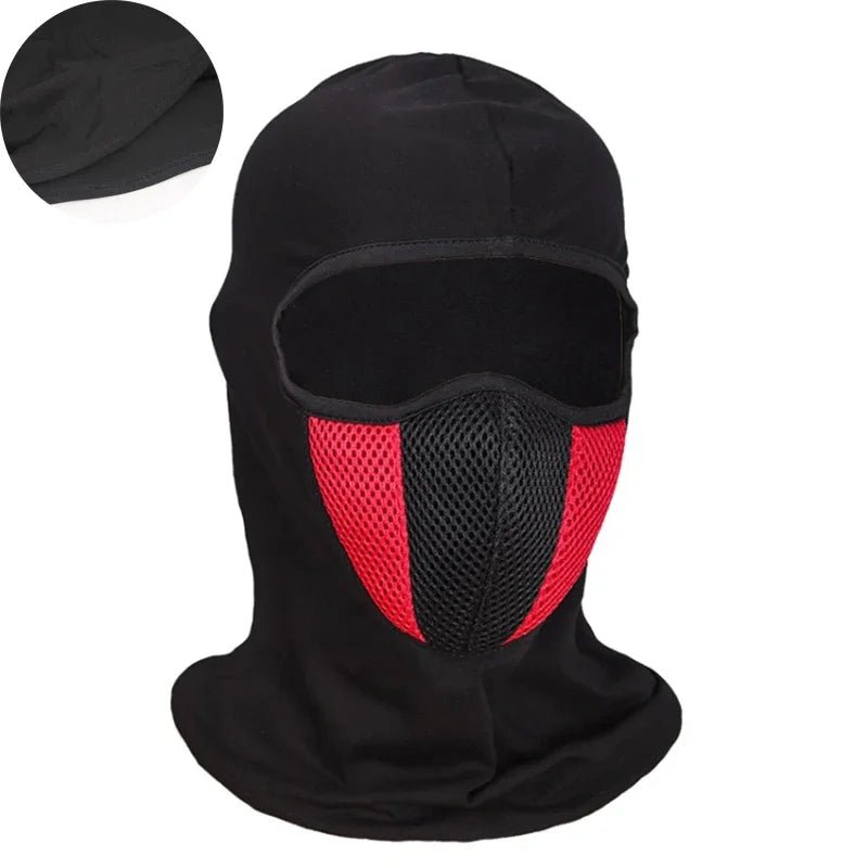 Breathable Balaclava Motorcycle Full Face Masks Skullies Cap Hat Motocross Motorbike Helmet Moto Riding Neck Face Hood Moto Mask AXSSIBLZ