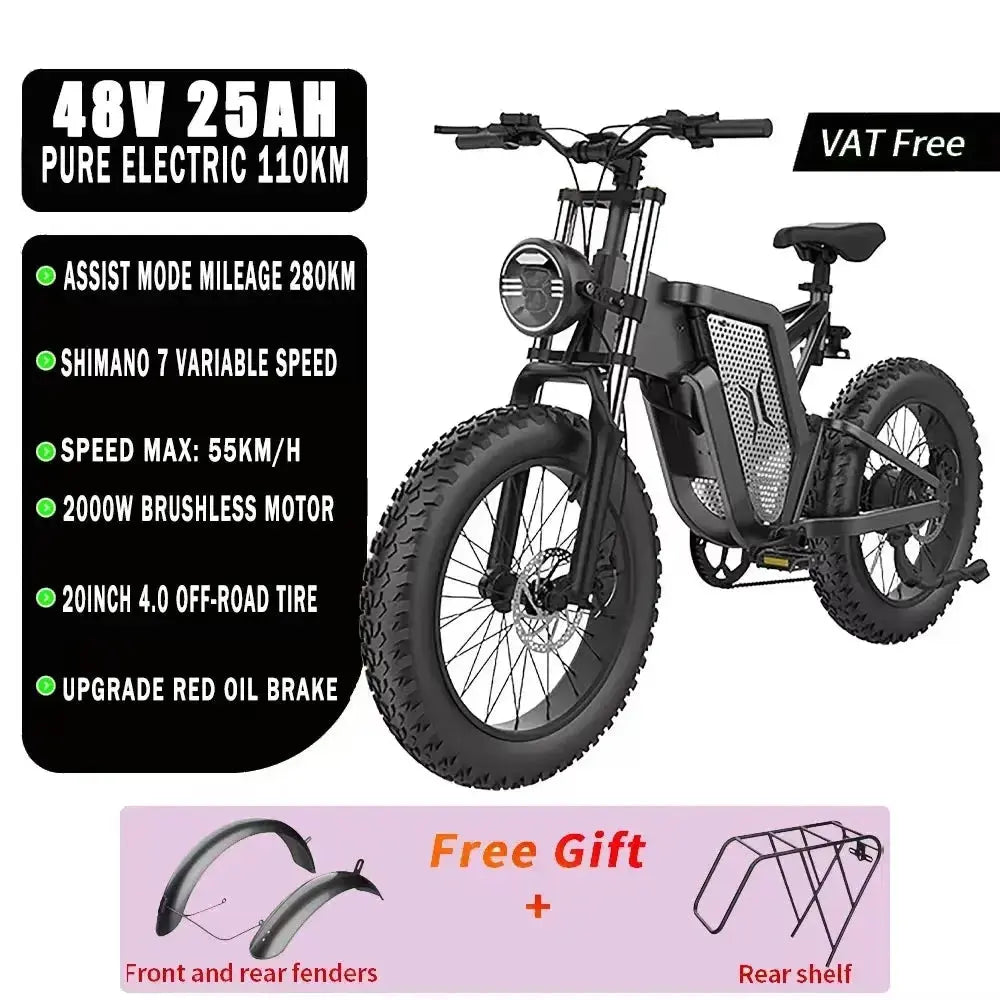 Deepower x20 fat tire electric bike