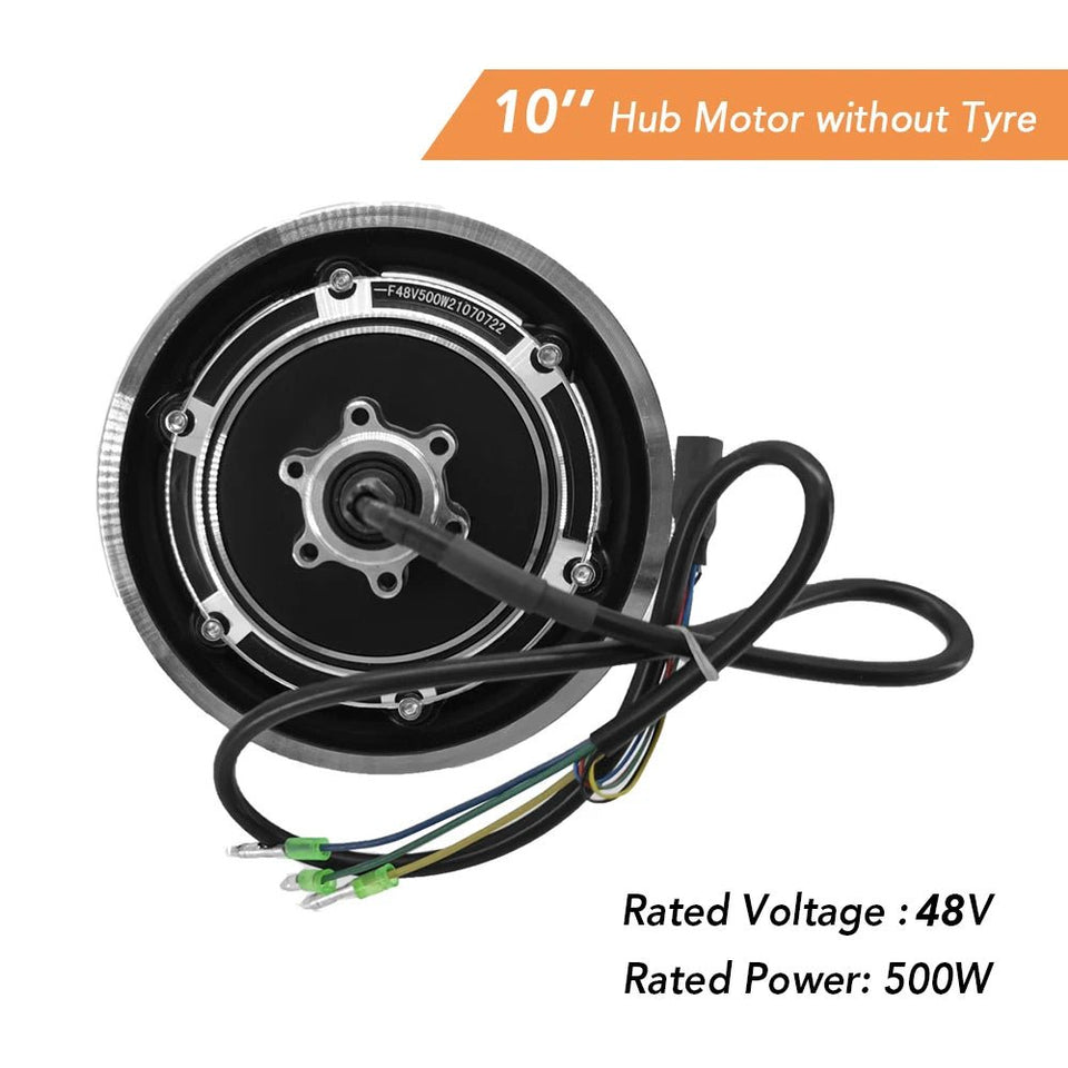 For KUGOO M4  / M4 PRO Electric Scooter 10'' Electric Scooter Hub Motor 48V 500W Brushless Dis Brake Hub Motor E Bike Motor AXSSIBLZ