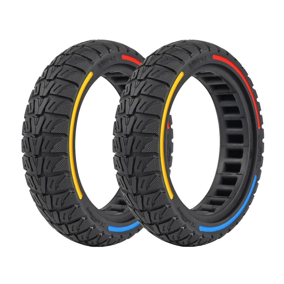 8.5 Inches Damping Durable Wheel 8.5x2-6.1 Honeycomb Solid Tire Colorful for Xiaomi M365 PRO PRO2 1S List Electric Scooter Tyre AXSSIBLZ