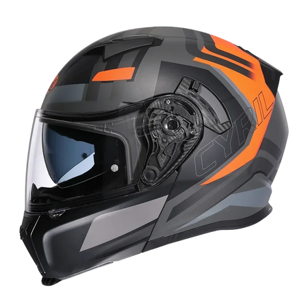 Full Face Motorcycle Helmet with Dual Visor Cyril Flip-up Motorcycle Helmet with Bluetooth Slot For Adult DOT Approved Helmet AXSSIBLZ
