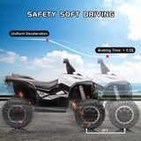 Ride On Car for Kids, 12V Ride On Truck Car Electric ATV Vehicles with Remote Control, Battery Powered ATV Ride On Toy, w/Music AXSSIBLZ