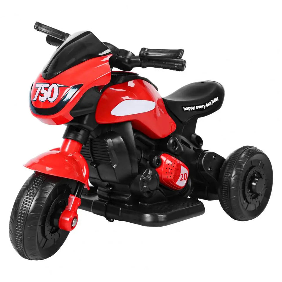 Kids Electric Tricycle, Kids Motorcycle Ride-on Car Toy, 3-Wheel Battery Powered Motorbike for Kids 1-6 Years Old, Forward Rever AXSSIBLZ
