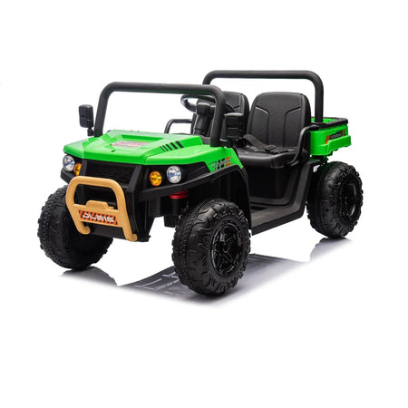 24v Ride On Dump Truck, 2 Seater Electric Ride On Car Toy for Kids, Battery Powered UTV with 4x35W Motors, Shovel Remote Control AXSSIBLZ