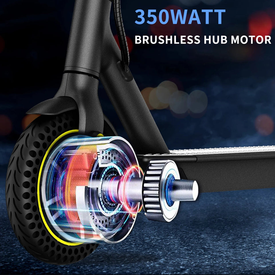 Electric Scooter US Stock 350W 36V 7.8Ah Max Speed 30Km/h APP Smart Adult Scooter 10Inch Foldable Electric Scooter AXSSIBLZ