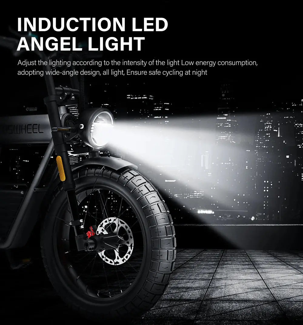 Coswheel T26 Electric-Bike led angel light 