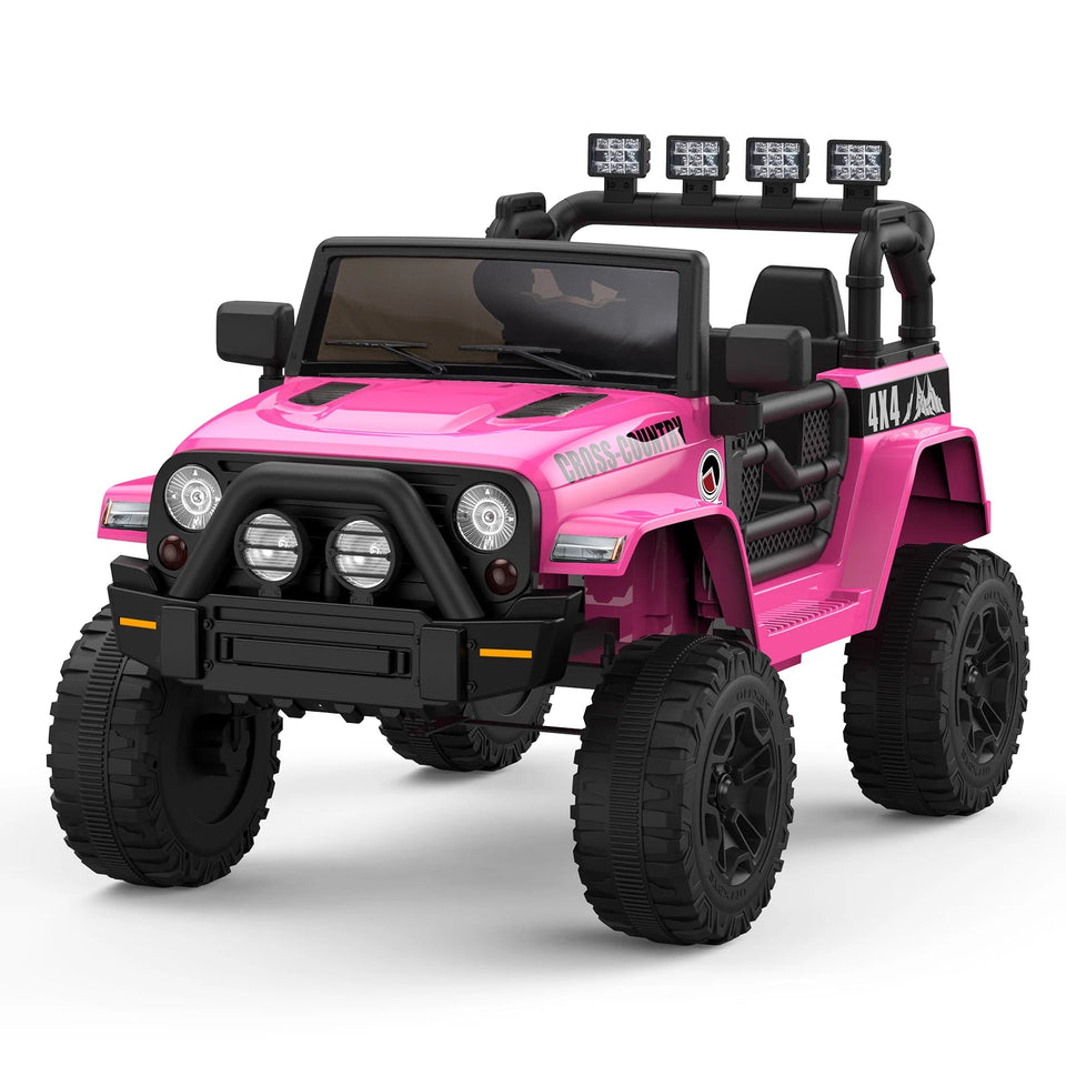 Electric Off-Road Kids Ride-On Car with Parent Remote Control - 4x4 Four-Wheel Drive AXSSIBLZ