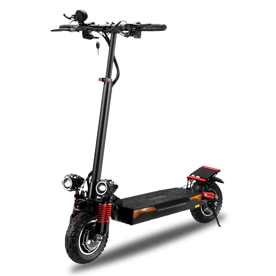 New X4 shipped from China warehouse 1600W dual motor 10-inch off-road electric scooter 48V 18AH foldable adult mobility scooter AXSSIBLZ