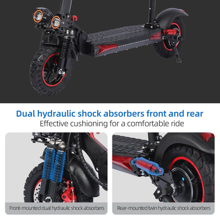 1200W Electric Scooter with Seat for Heavy Adult, Max 35miles Range, 11'' Off-road Tires, Fast E-scooter for Commuting AXSSIBLZ