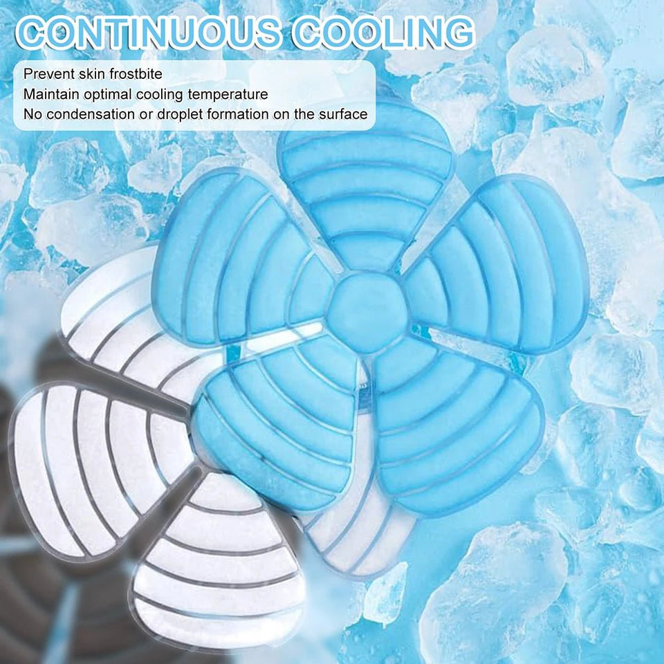 Helmets Ice Pack Cooling Heat Pad for Hat Reusable Lasting Cooling Riding Summer Portable Helmets Ice Pack for Outdoor Sports AXSSIBLZ