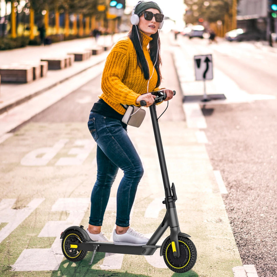 Electric Scooter US Stock 350W 36V 7.8Ah Max Speed 30Km/h APP Smart Adult Scooter 10Inch Foldable Electric Scooter AXSSIBLZ