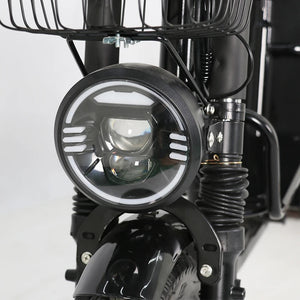 60V Monster Electric Bike 16inch 009Large Battery Long Range Courier Food Delivery Electric Bicycle Cargo Ebike AXSSIBLZ